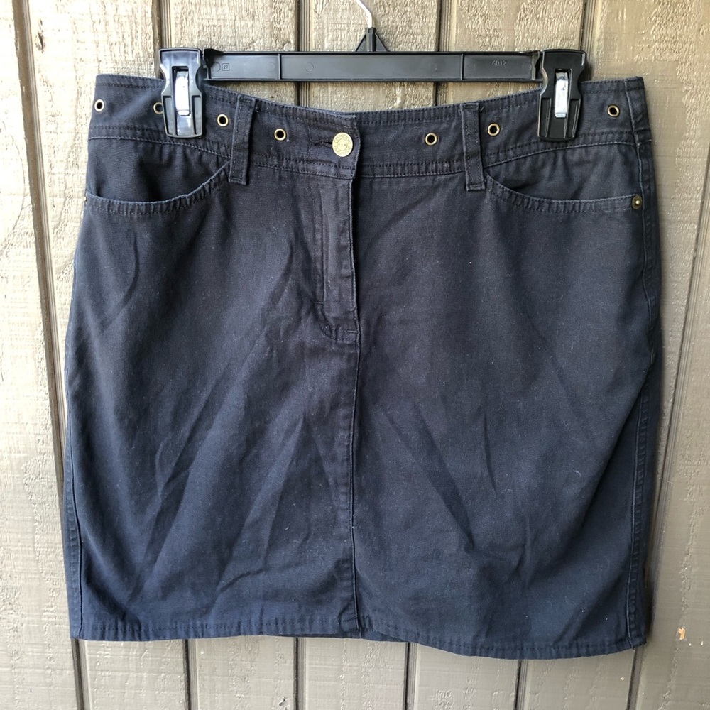 Black Retro High Waisted Skirt
